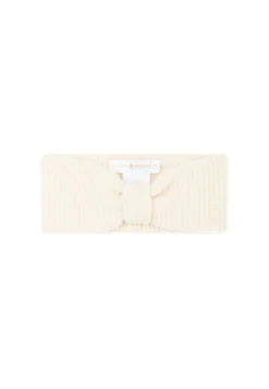 Montagut Accessoires-Bandeau en cachemire - Perline 82-Ecru