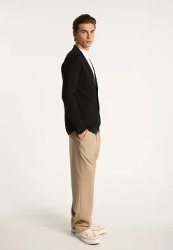Montagut Vestes Et Cardigans-Blazer à poches en coton - Bacari 01-Noir