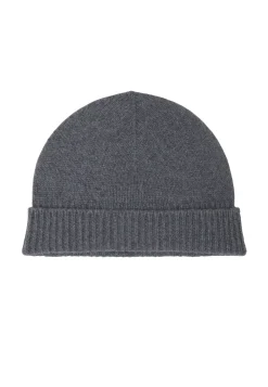 Montagut Accessoires-Bonnet unisexe cachemire et laine - Gad 09-Gris moyen