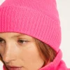 Montagut Accessoires-Bonnet unisexe en cachemire - Lolla 91-Fuchsia