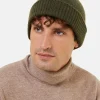 Montagut Accessoires-Bonnet unisexe en cachemire mélangé - Gad 83-Kaki