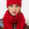 Montagut Accessoires-Bonnet unisexe en cachemire mélangé - Gad 52-Rouge