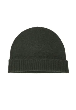 Montagut Accessoires-Bonnet unisexe en cachemire mélangé - Gad 83-Kaki