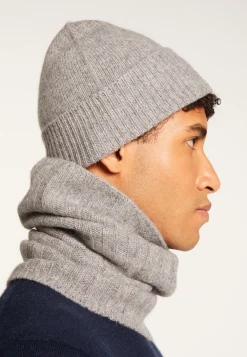 Montagut Accessoires-Bonnet unisexe en cachemire - Lolla 09-Gris moyen