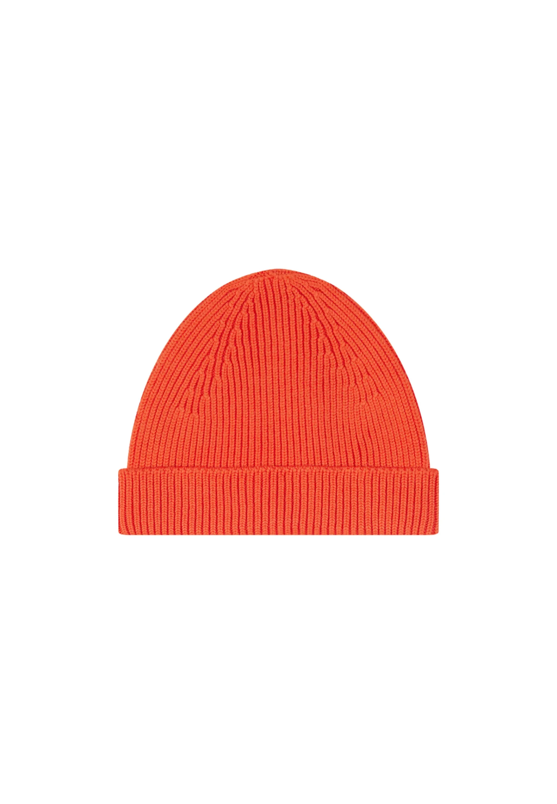 Montagut Accessoires-Bonnet unisexe en laine côtelé - Gato 15-Orange