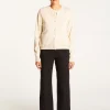 Montagut Vestes Et Cardigans-Cardigan boutonné en cachemire - Aura 13-Beige moyen