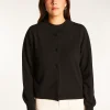 Montagut Vestes Et Cardigans-Cardigan boutonné en cachemire - Aura 01-Noir