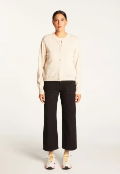 Montagut Vestes Et Cardigans-Cardigan boutonné en cachemire - Aura 13-Beige moyen
