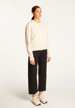 Montagut Vestes Et Cardigans-Cardigan boutonné en cachemire - Aura 13-Beige moyen