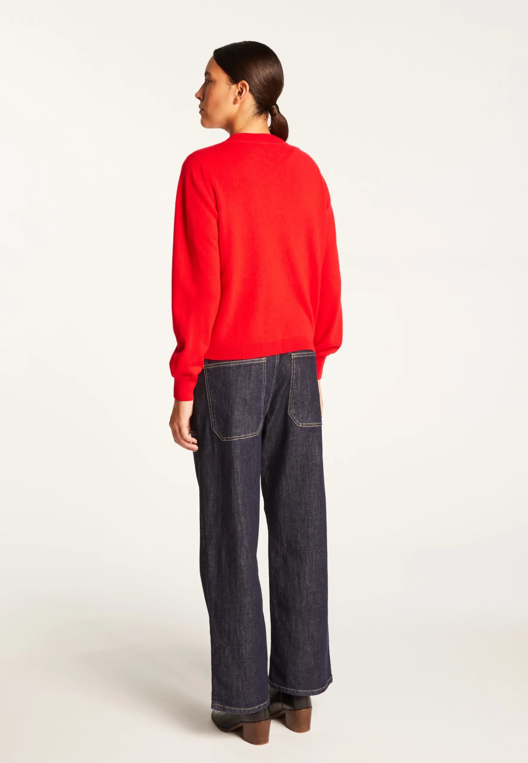 Montagut Vestes Et Cardigans-Cardigan boutonné en cachemire - Aura 52-Rouge