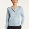 Montagut Vestes Et Cardigans-Cardigan en coton - Dana 62-Batik ciel
