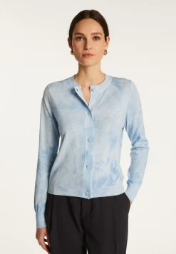 Montagut Vestes Et Cardigans-Cardigan en coton - Dana 62-Batik ciel