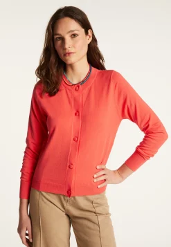 Montagut Vestes Et Cardigans-Cardigan en coton - Dana 25-Rose moyen