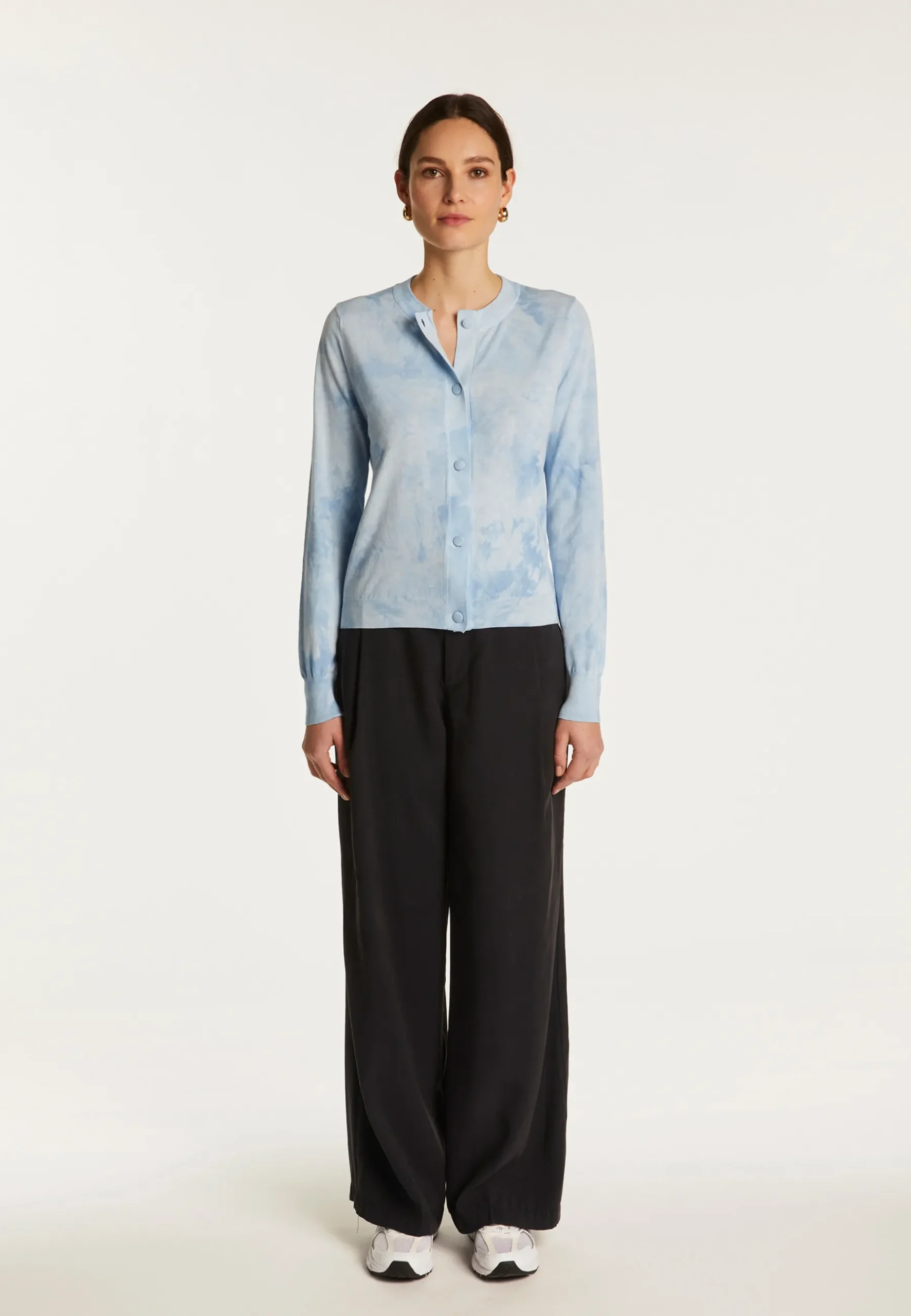 Montagut Vestes Et Cardigans-Cardigan en coton - Dana 62-Batik ciel