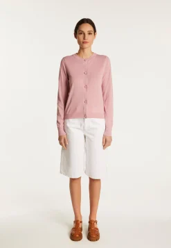 Montagut Vestes Et Cardigans-Cardigan en coton - Dana 24-Rose clair