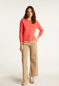 Montagut Vestes Et Cardigans-Cardigan en coton - Dana 25-Rose moyen