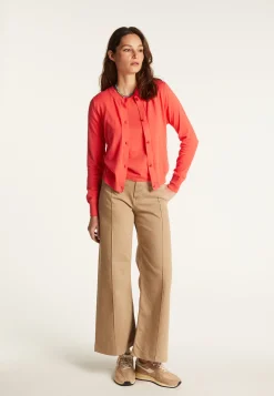 Montagut Vestes Et Cardigans-Cardigan en coton - Dana 25-Rose moyen