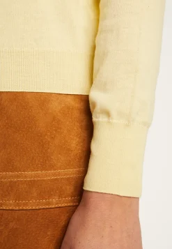Montagut Vestes Et Cardigans-Cardigan en coton - Dana 08-Jaune