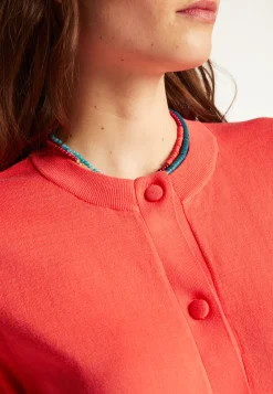 Montagut Vestes Et Cardigans-Cardigan en coton - Dana 25-Rose moyen