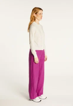 Montagut Vestes Et Cardigans-Cardigan en coton - Dana 82-Ecru