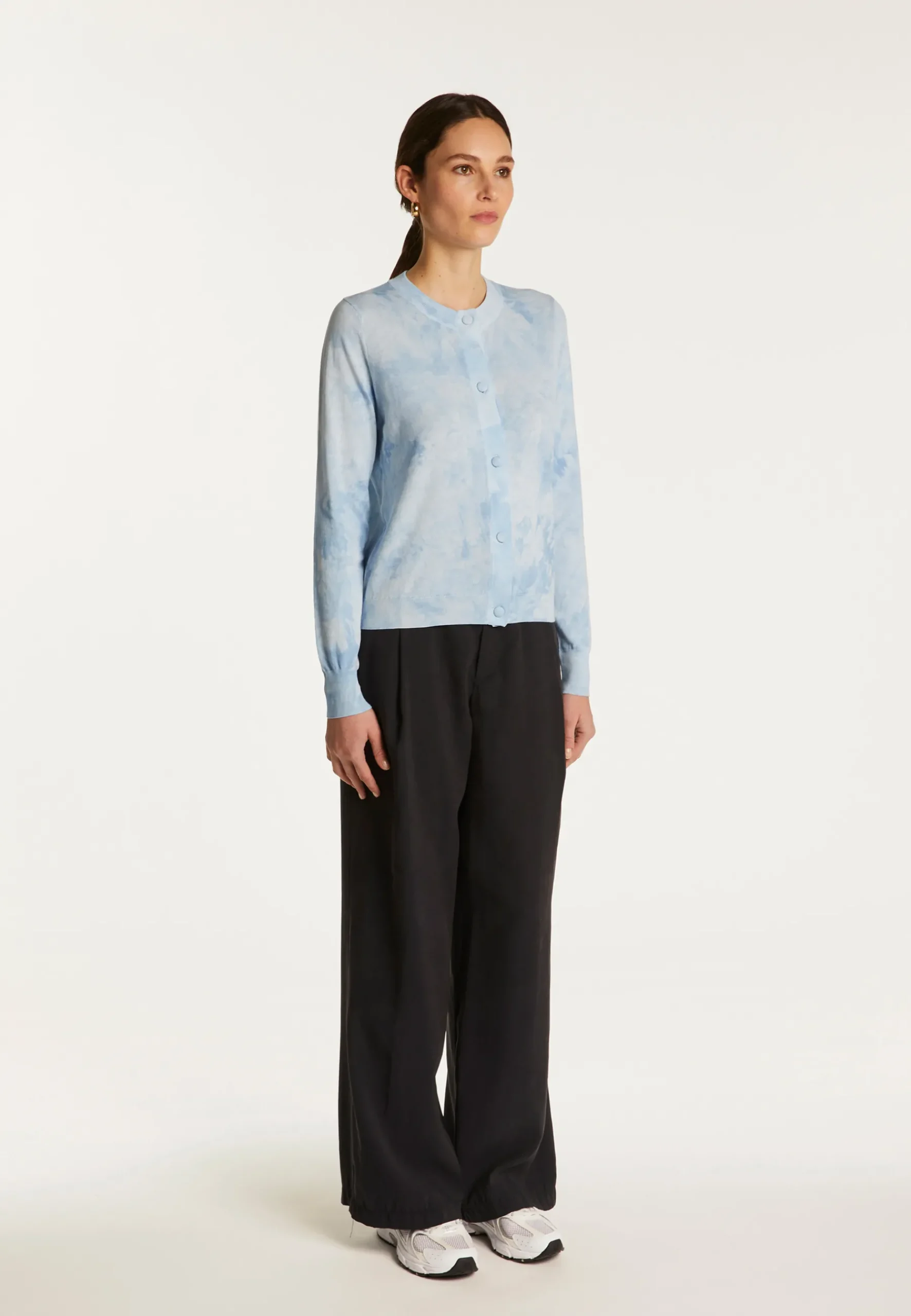 Montagut Vestes Et Cardigans-Cardigan en coton - Dana 62-Batik ciel