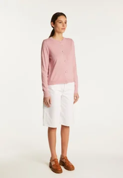 Montagut Vestes Et Cardigans-Cardigan en coton - Dana 24-Rose clair