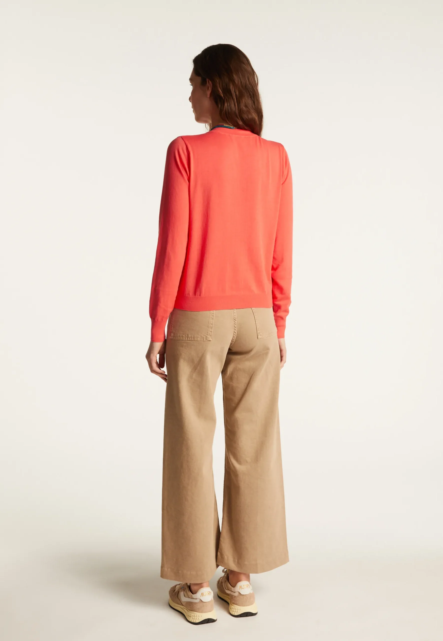Montagut Vestes Et Cardigans-Cardigan en coton - Dana 25-Rose moyen