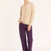 Montagut Vestes Et Cardigans-Cardigan en coton - Manel 12-Beige clair