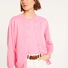 Montagut Vestes Et Cardigans-Cardigan en coton - Manel 24-Rose clair