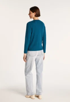 Montagut Vestes Et Cardigans-Cardigan en laine et viscose - Athènes 03-Bleu foncé