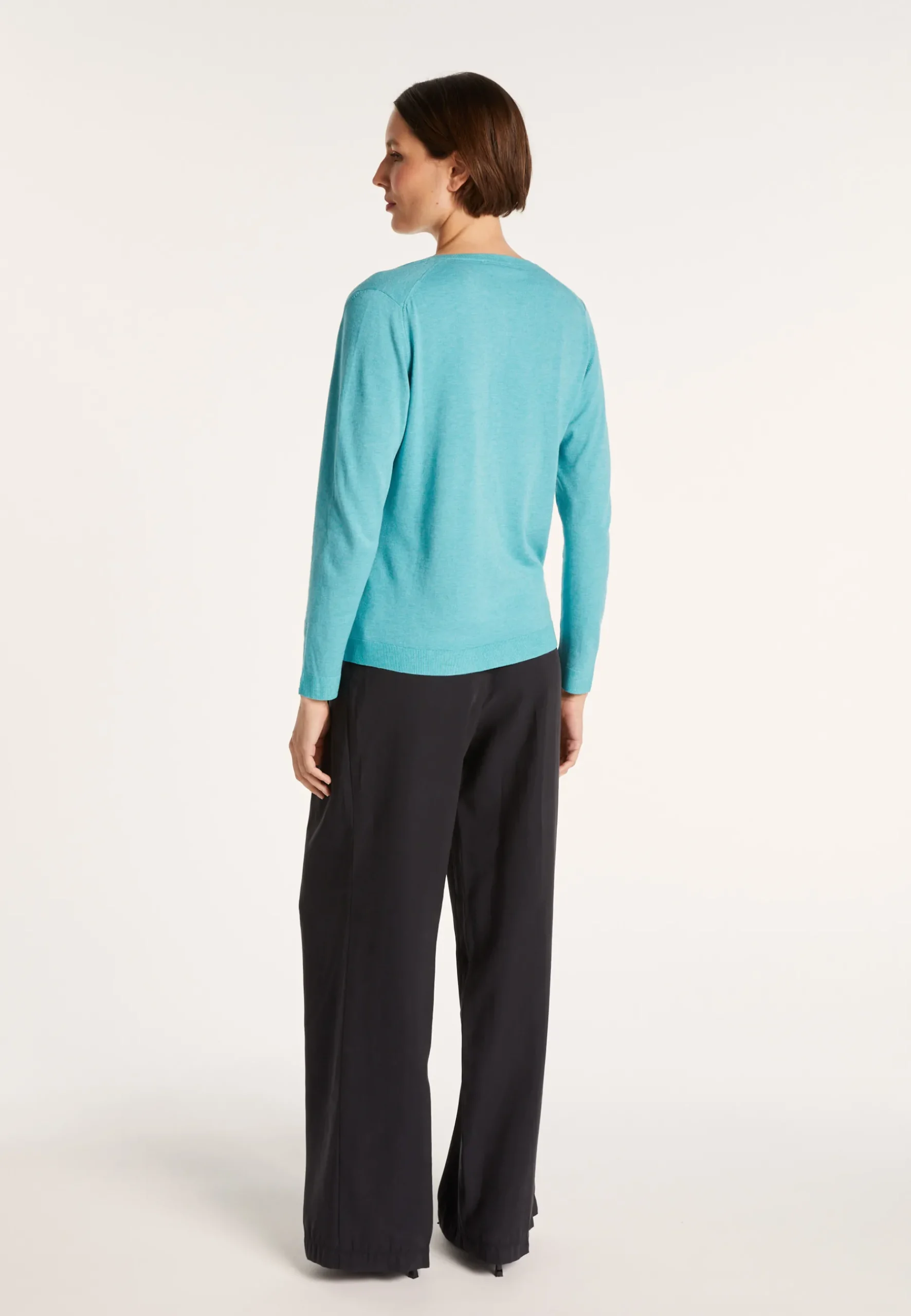 Montagut Vestes Et Cardigans-Cardigan en laine et viscose - Athènes 04-Bleu clair