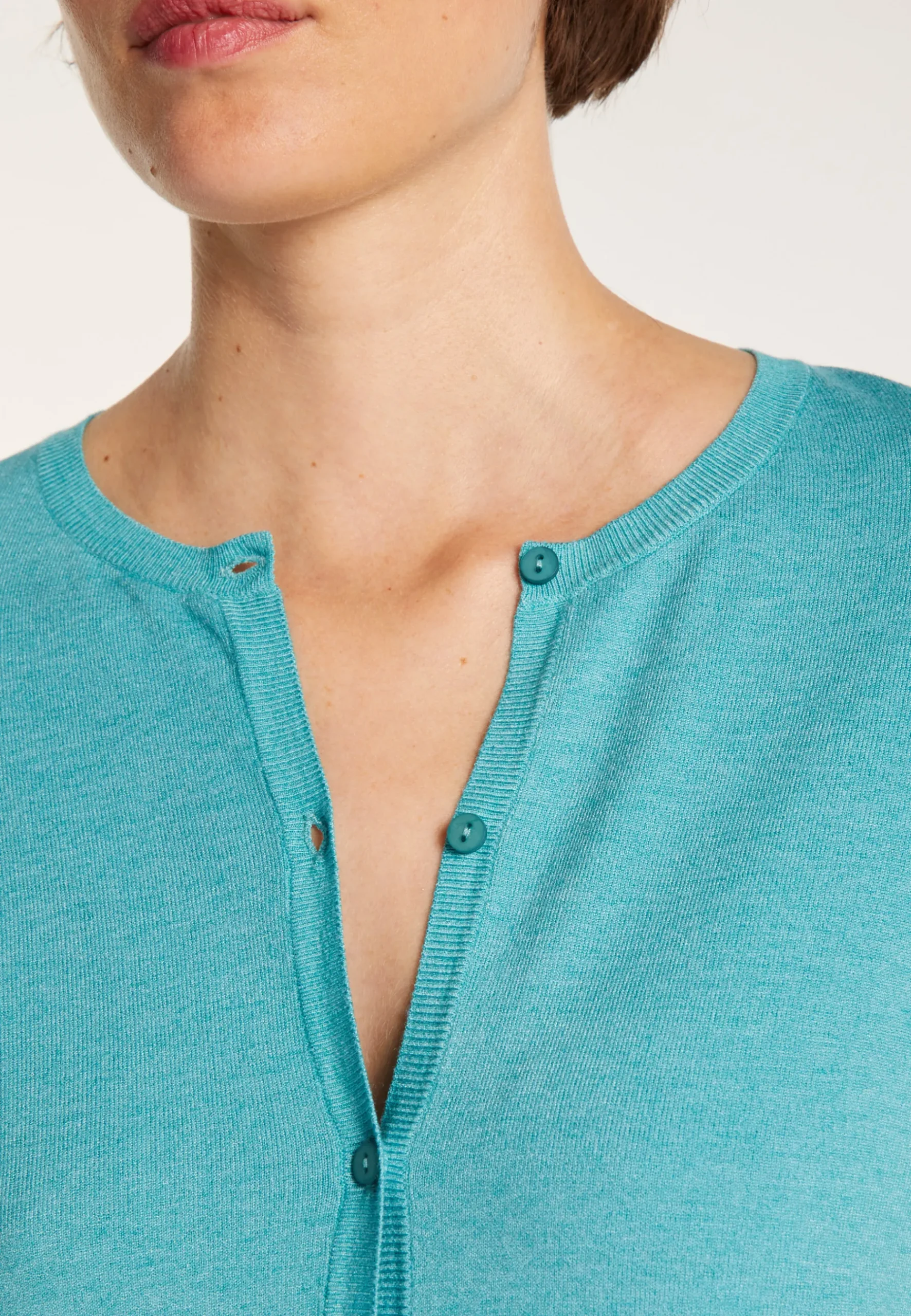 Montagut Vestes Et Cardigans-Cardigan en laine et viscose - Athènes 04-Bleu clair