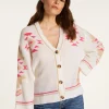 Montagut Vestes Et Cardigans-Cardigan en laine mélangée - Franckie 91-Fuchsia