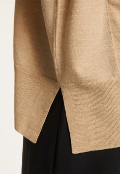 Montagut Vestes Et Cardigans-Cardigan en laine mérinos - Ariella 13-Beige moyen