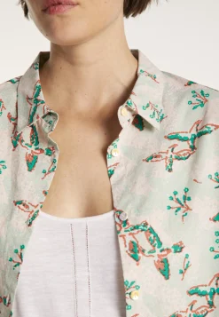 Montagut Chemisiers Et Polos-Chemise en coton Maison x Maison Martin Morel - Malaisie 23-Vert clair