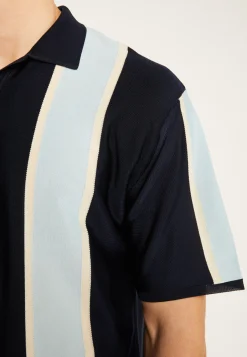 Montagut Le Fil Lumière®-Chemise en fil lumière - Massimo 05-Bleu marine