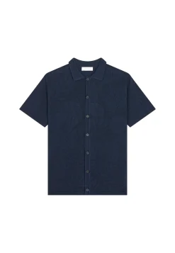 Montagut Le Fil Lumière®-Chemise en Fil Lumière à motifs - Ivyck 05-Bleu marine
