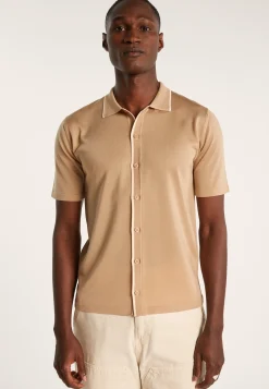 Montagut Le Fil Lumière® | Le Fil Lumière®-Chemise en Fil lumière - Roman 13-Beige moyen