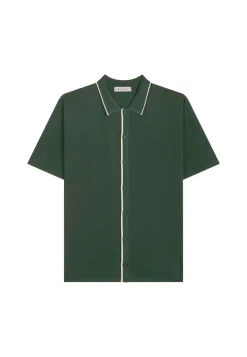 Montagut Le Fil Lumière® | Le Fil Lumière®-Chemise en Fil lumière - Roman 22-Vert moyen