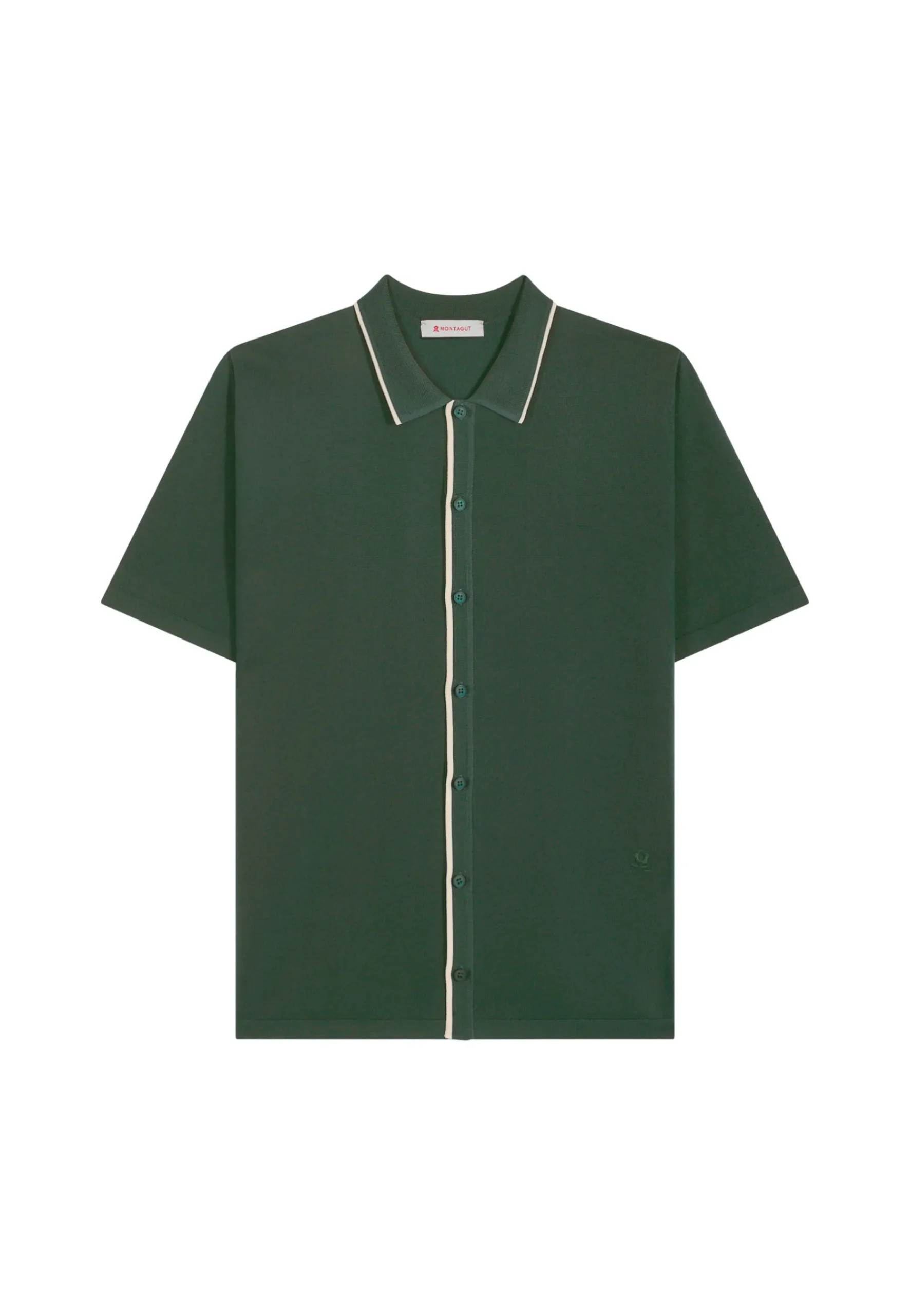 Montagut Le Fil Lumière® | Le Fil Lumière®-Chemise en Fil lumière - Roman 22-Vert moyen
