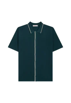 Montagut Le Fil Lumière® | Le Fil Lumière®-Chemise en Fil lumière - Roman 21-Vert foncé