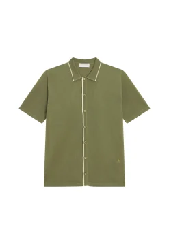 Montagut Le Fil Lumière®-Chemise en Fil lumière - Roman 83-Kaki