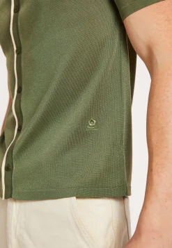 Montagut Le Fil Lumière®-Chemise en Fil lumière - Roman 83-Kaki