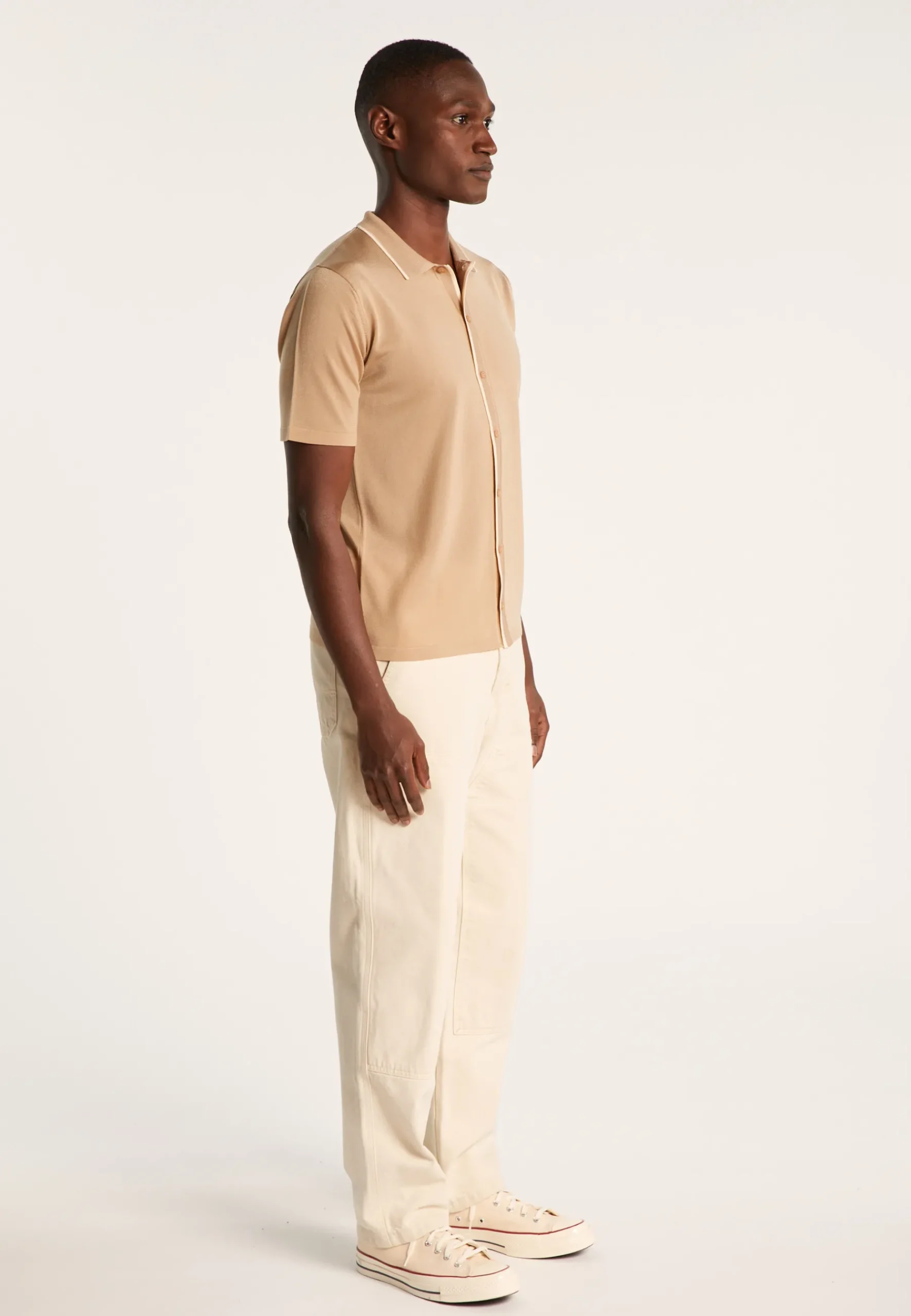 Montagut Le Fil Lumière® | Le Fil Lumière®-Chemise en Fil lumière - Roman 13-Beige moyen