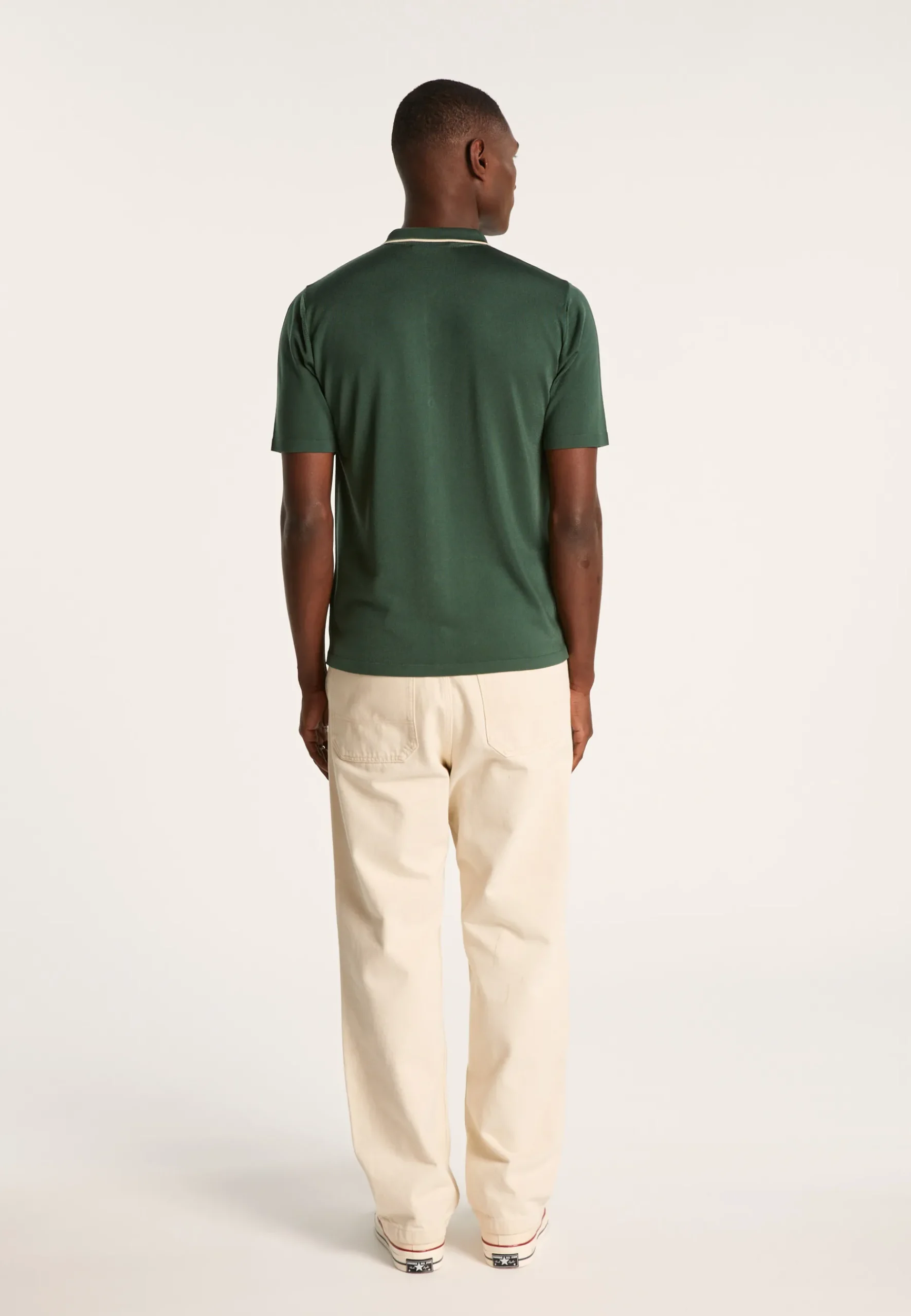 Montagut Le Fil Lumière® | Le Fil Lumière®-Chemise en Fil lumière - Roman 22-Vert moyen
