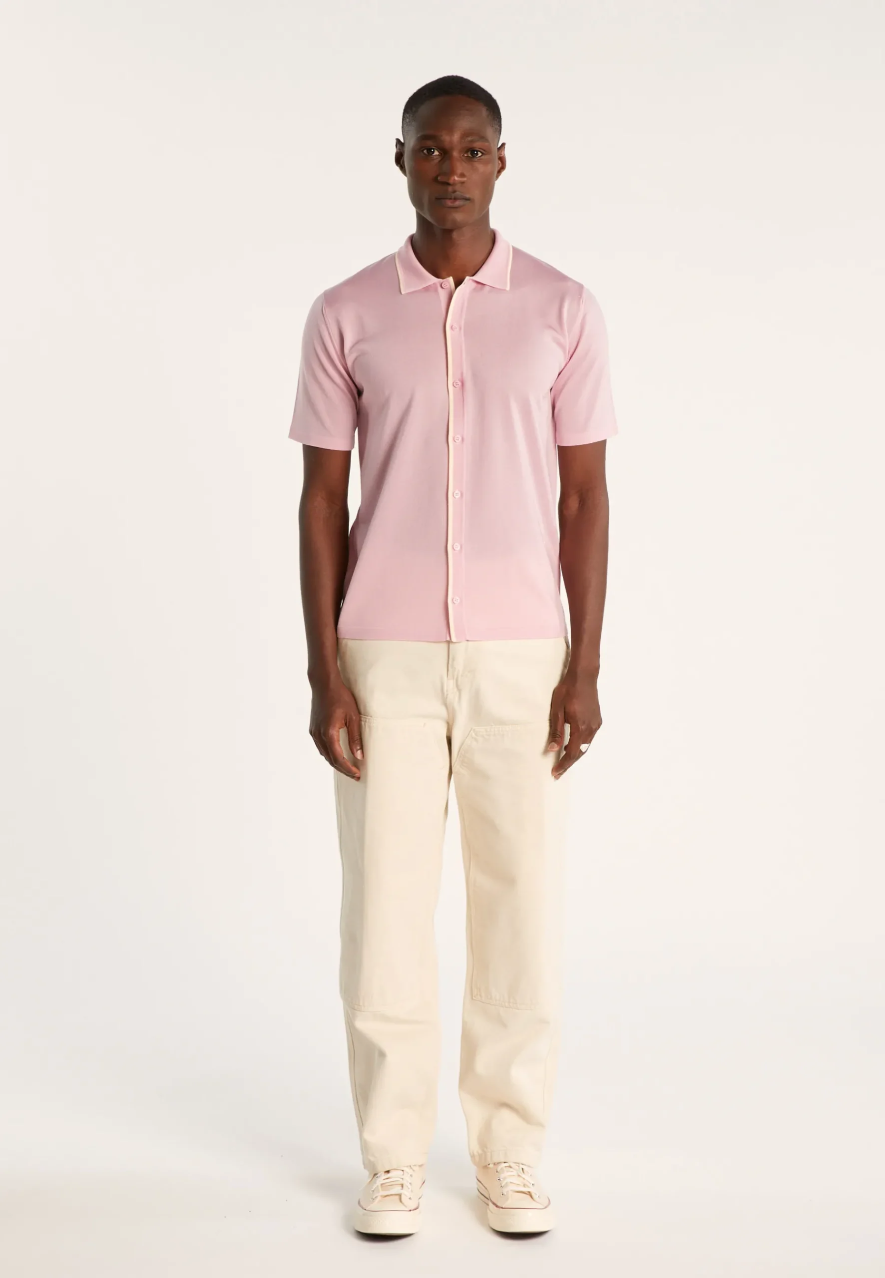 Montagut Le Fil Lumière®-Chemise en Fil lumière - Roman 25-Rose moyen