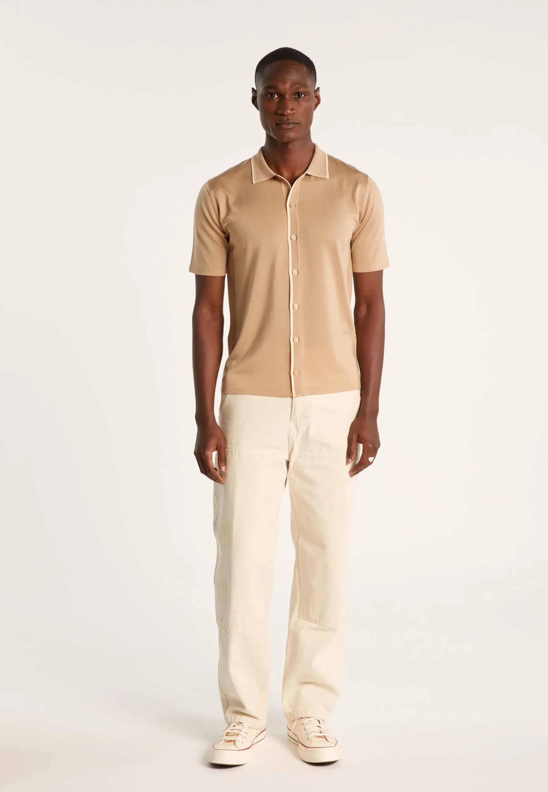 Montagut Le Fil Lumière® | Le Fil Lumière®-Chemise en Fil lumière - Roman 13-Beige moyen