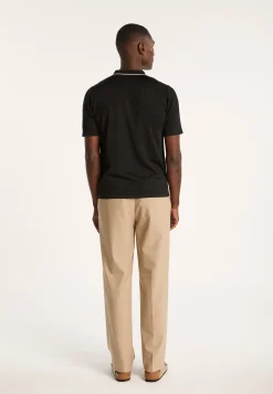 Montagut Chemises-Chemise en Fil lumière - Roman 01-Noir