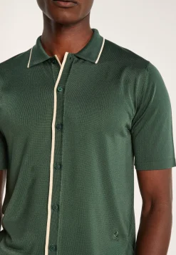 Montagut Le Fil Lumière® | Le Fil Lumière®-Chemise en Fil lumière - Roman 22-Vert moyen