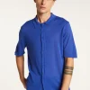 Montagut Chemises-Chemise en laine mélangée - Mirko 48-Bleu roi